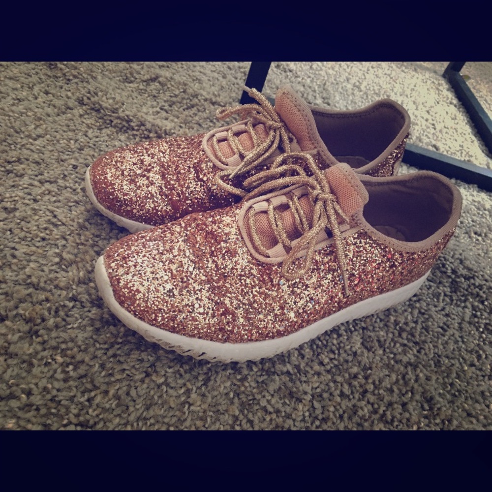 Pink sneakers